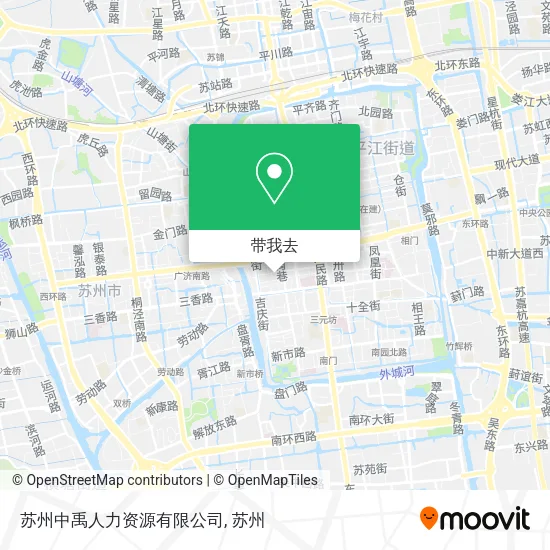 苏州中禹人力资源有限公司地图