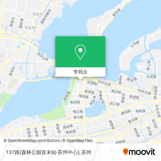 137路(森林公园首末站-苏州中心)地图