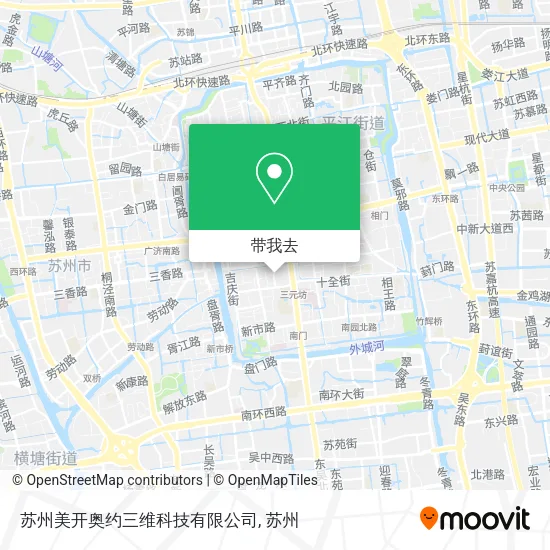 苏州美开奥约三维科技有限公司地图