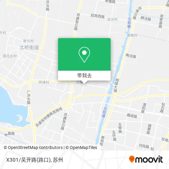 X301/吴开路(路口)地图