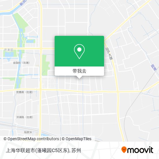 上海华联超市(蓬曦园C5区东)地图