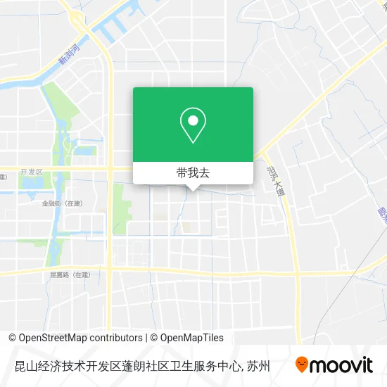 昆山经济技术开发区蓬朗社区卫生服务中心地图