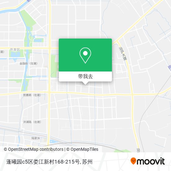 蓬曦园c5区娄江新村168-215号地图