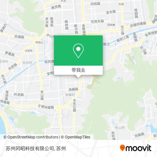 苏州冈昭科技有限公司地图