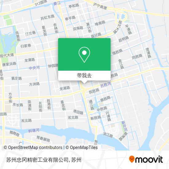 苏州忠冈精密工业有限公司地图