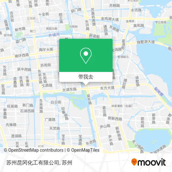 苏州昆冈化工有限公司地图