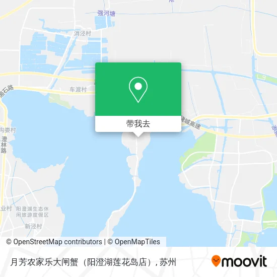 月芳农家乐大闸蟹（阳澄湖莲花岛店）地图
