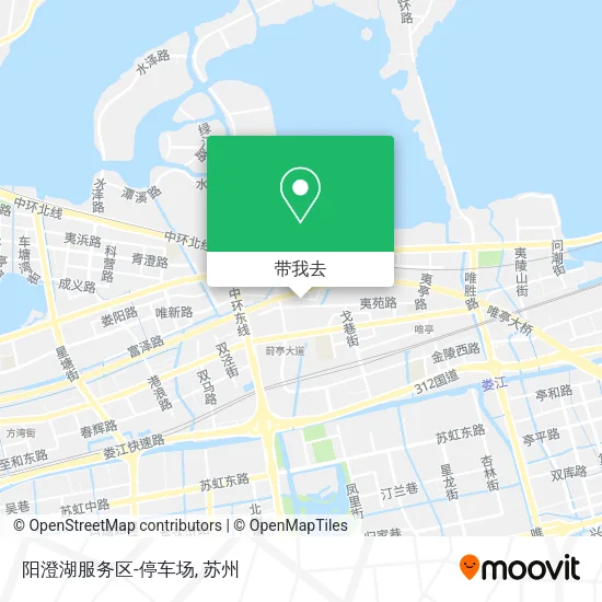 阳澄湖服务区-停车场地图