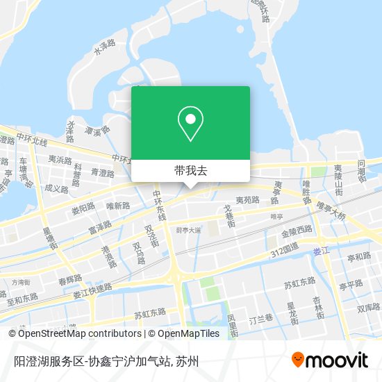 阳澄湖服务区-协鑫宁沪加气站地图