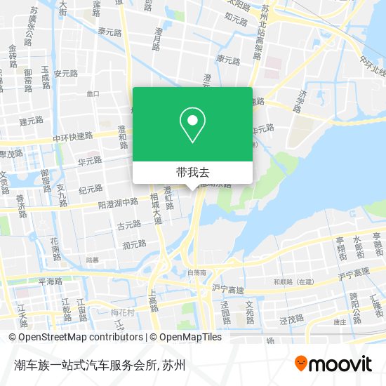 潮车族一站式汽车服务会所地图