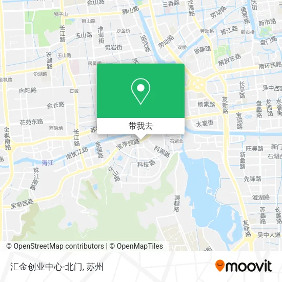 汇金创业中心-北门地图