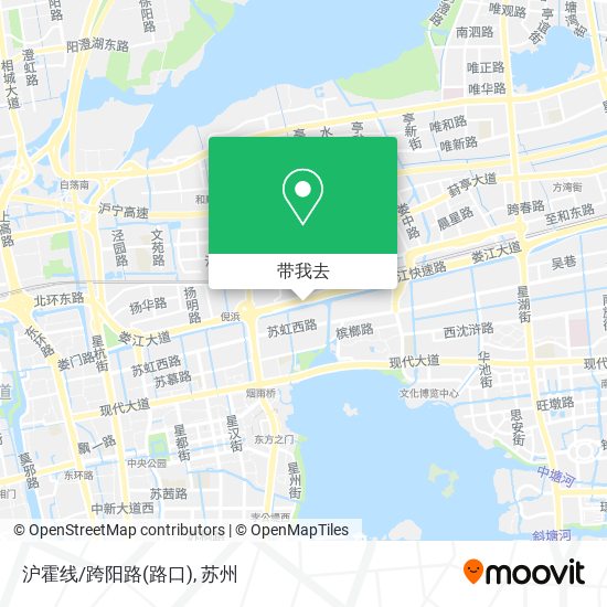 沪霍线/跨阳路(路口)地图