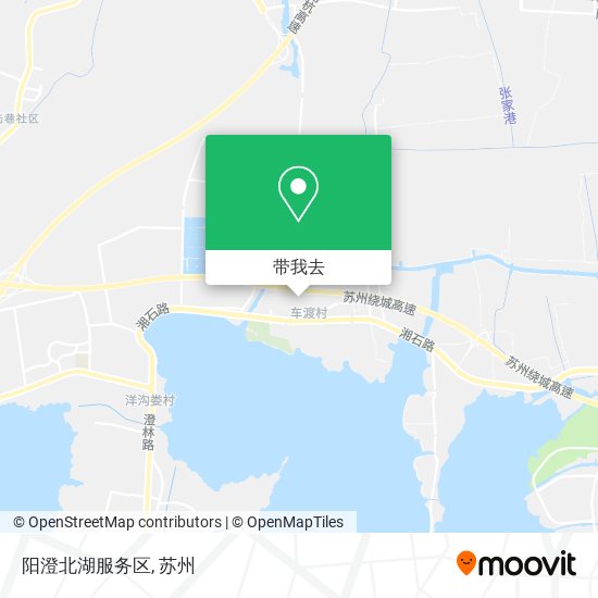 阳澄北湖服务区地图