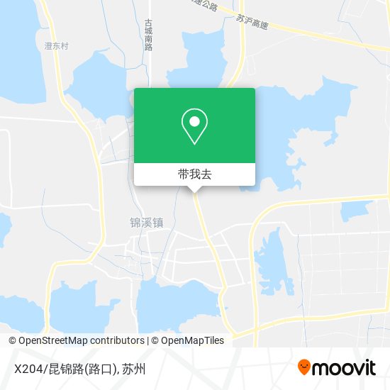 X204/昆锦路(路口)地图