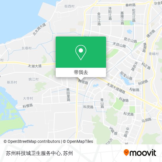 苏州科技城卫生服务中心地图