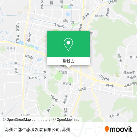 苏州西部生态城发展有限公司地图