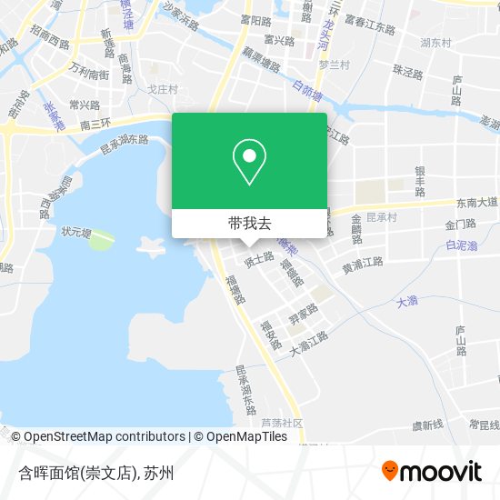 含晖面馆(崇文店)地图
