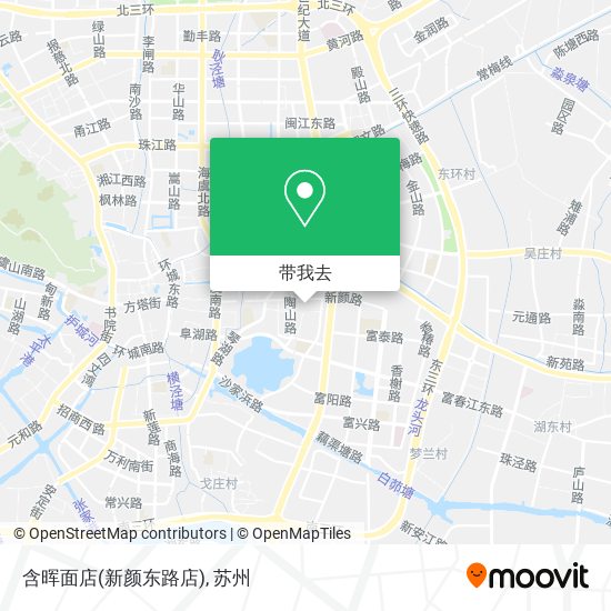 含晖面店(新颜东路店)地图