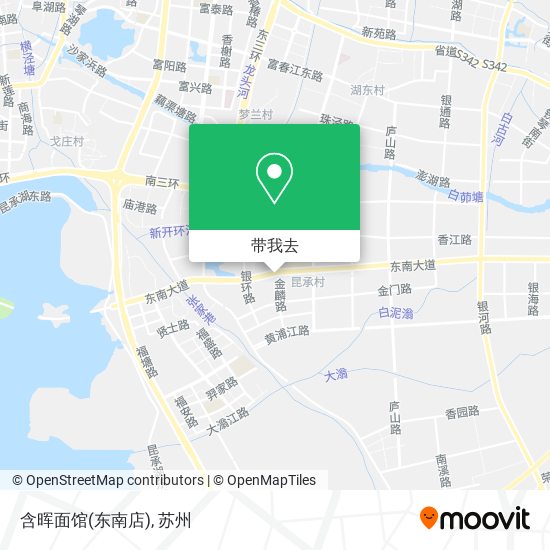 含晖面馆(东南店)地图