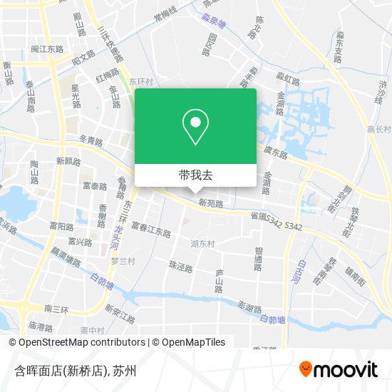 含晖面店(新桥店)地图