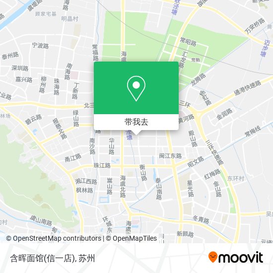 含晖面馆(信一店)地图