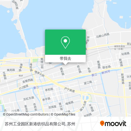 苏州工业园区新港纺织品有限公司地图