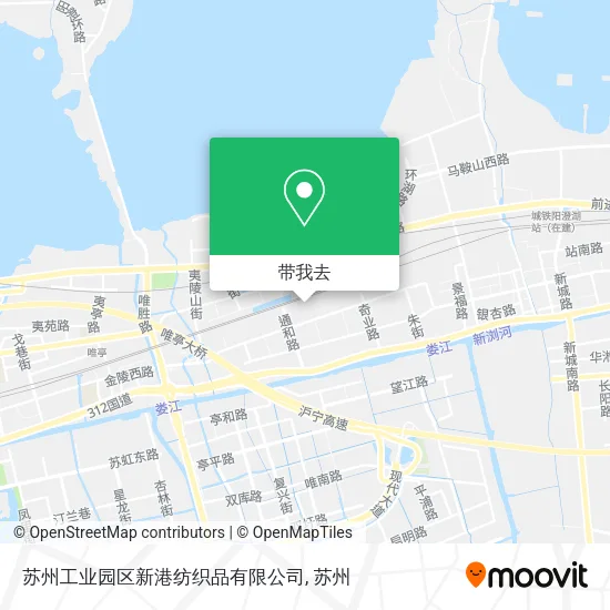苏州工业园区新港纺织品有限公司地图