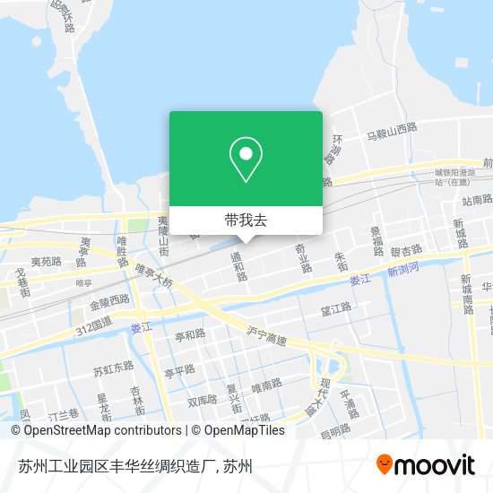 苏州工业园区丰华丝绸织造厂地图