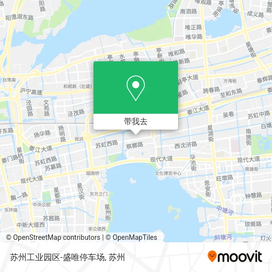 苏州工业园区-盛唯停车场地图