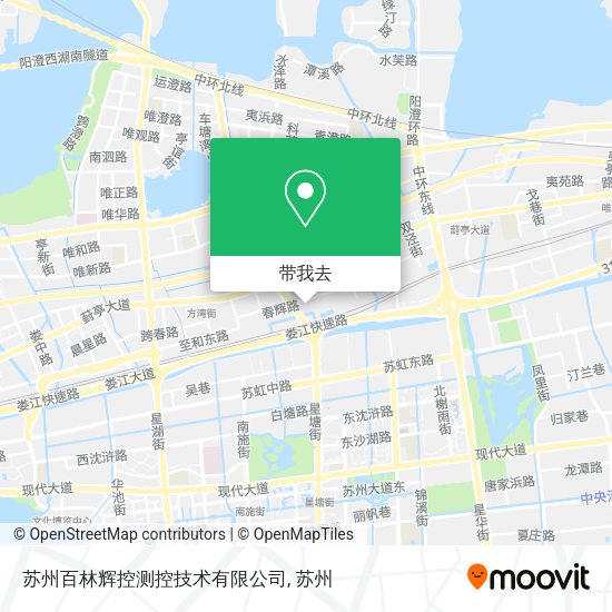 苏州百林辉控测控技术有限公司地图