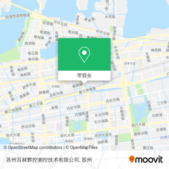 苏州百林辉控测控技术有限公司地图