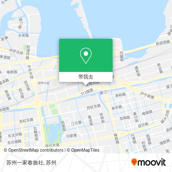 苏州一家春旅社地图