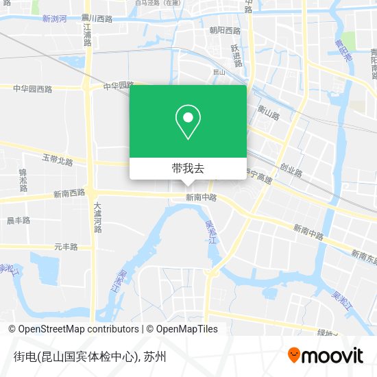街电(昆山国宾体检中心)地图