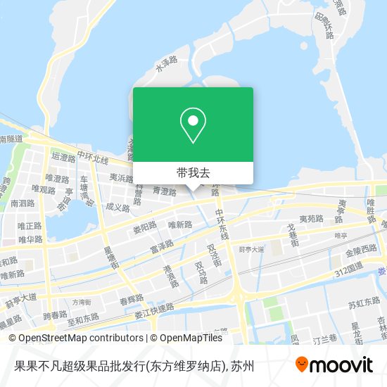 果果不凡超级果品批发行(东方维罗纳店)地图
