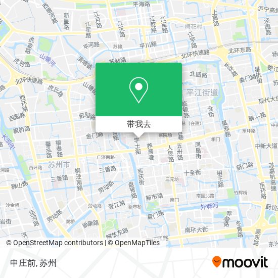 申庄前地图