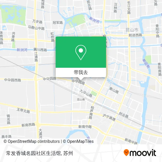 常发香城名园社区生活馆地图
