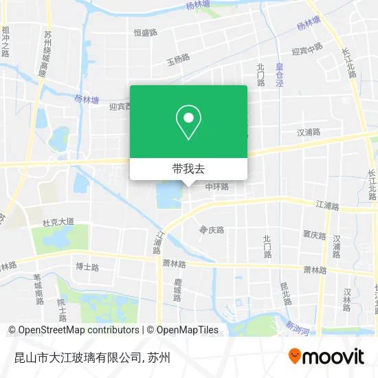 昆山市大江玻璃有限公司地图