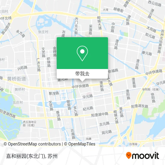 嘉和丽园(东北门)地图