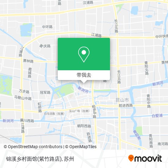 锦溪乡村面馆(紫竹路店)地图