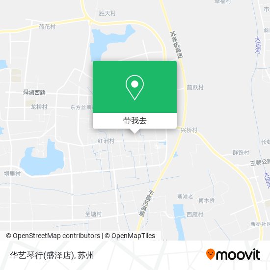 华艺琴行(盛泽店)地图