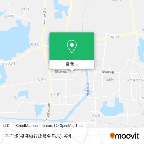 停车场(盛泽镇行政服务局东)地图