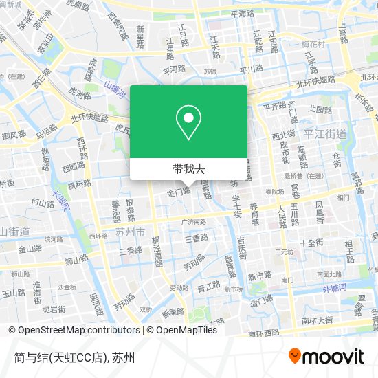 简与结(天虹CC店)地图