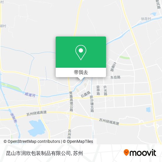 昆山市润欣包装制品有限公司地图