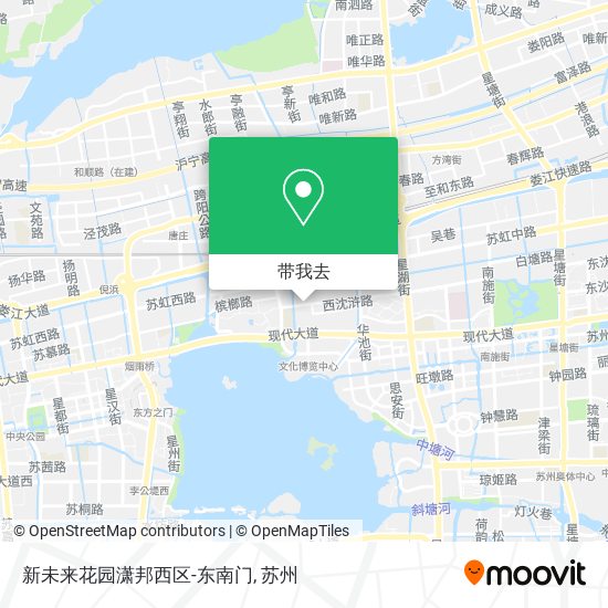 新未来花园潇邦西区-东南门地图