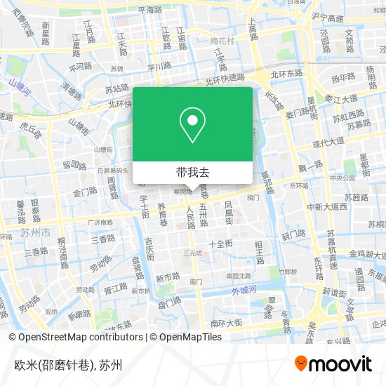 欧米(邵磨针巷)地图