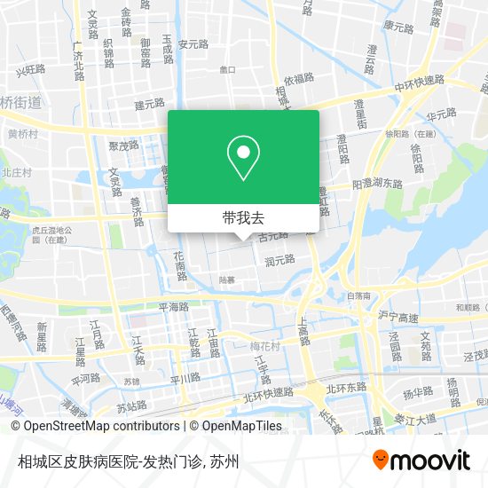 相城区皮肤病医院-发热门诊地图