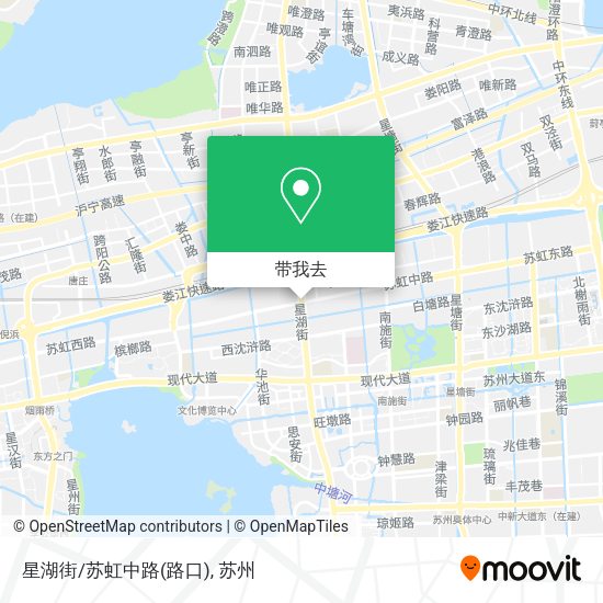 星湖街/苏虹中路(路口)地图