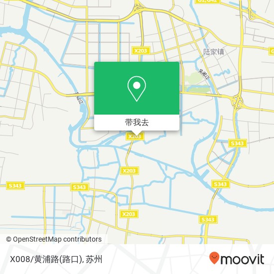 X008/黄浦路(路口)地图