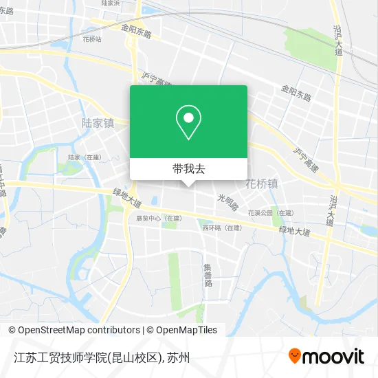 江苏工贸技师学院(昆山校区)地图