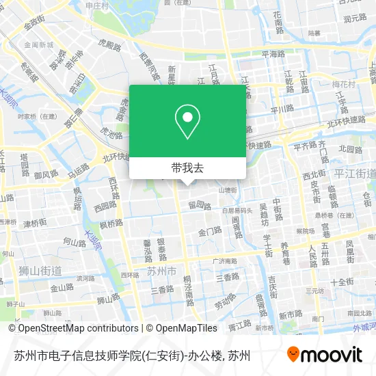苏州市电子信息技师学院(仁安街)-办公楼地图